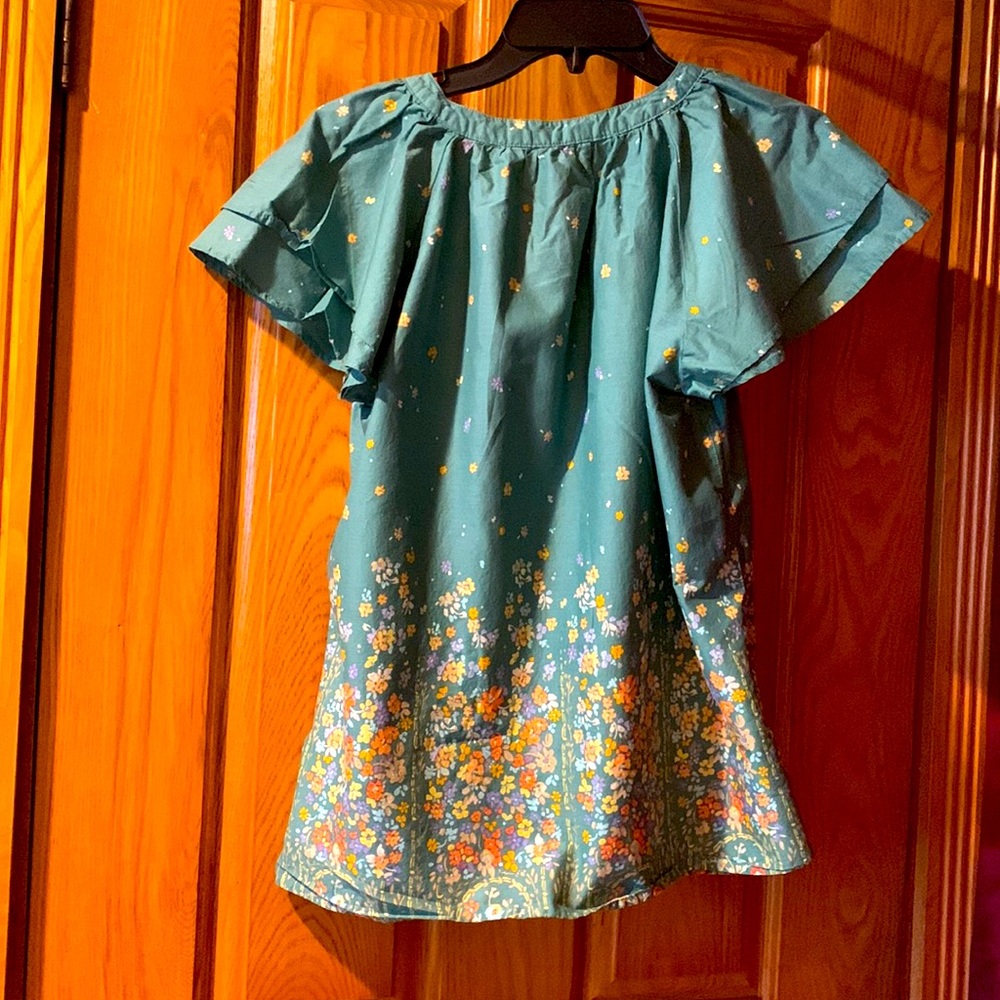 Women’s S St. John’s Bay cap sleeve blouse - Picture 2 of 3